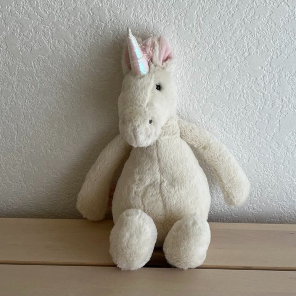 Jellycat Bashful Unicorn Plushie Soft Toy Stuffed Animal